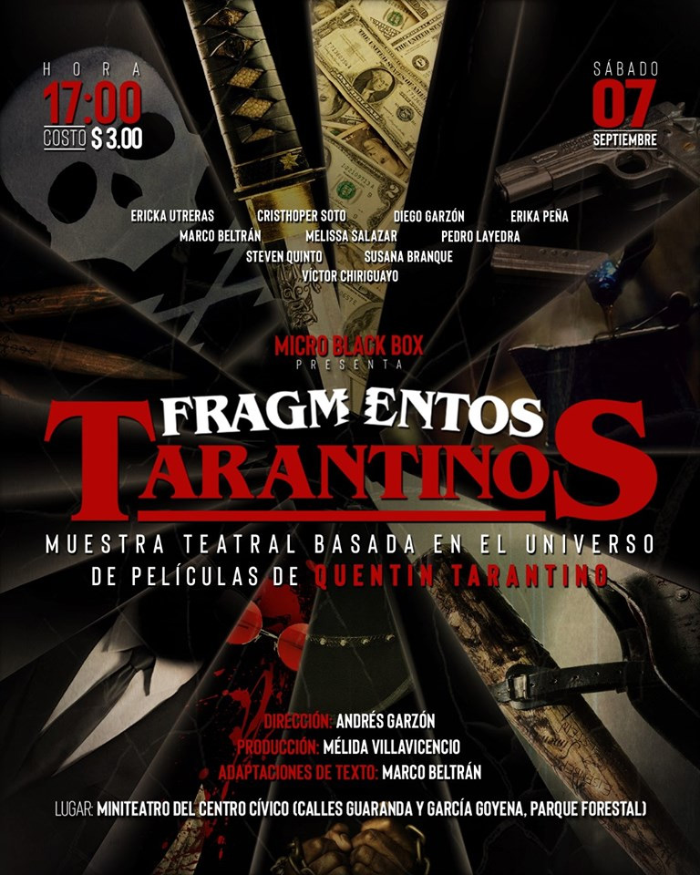 Fragmentos Tarantinos Teatro Centro Cívico